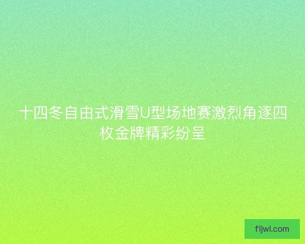 十四冬自由式滑雪U型场地赛激烈角逐四枚金牌精彩纷呈